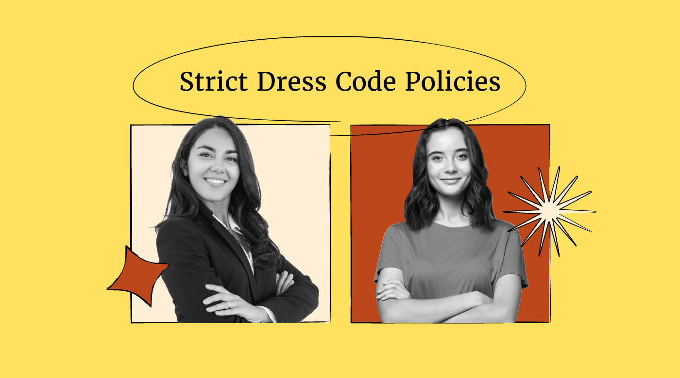 Graphics of Strict Dress Code Policies