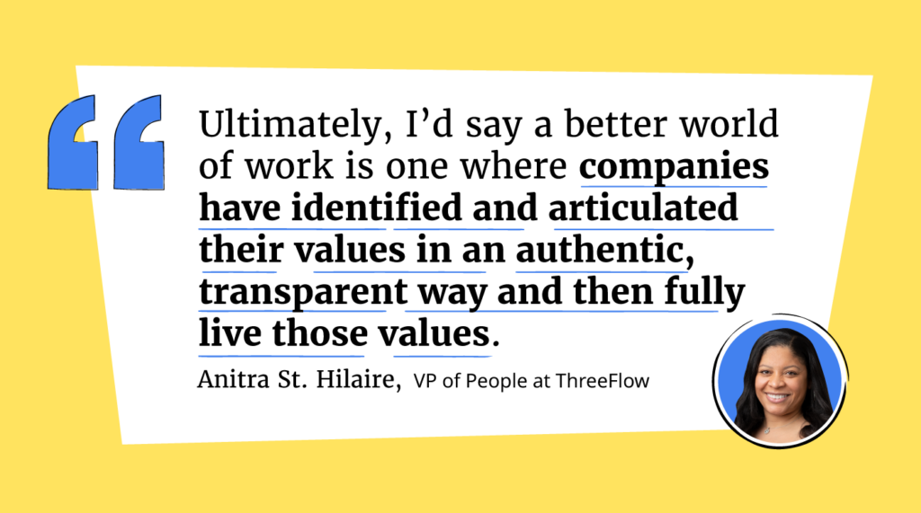 making an informed decision about remote working will help us build a better world of work with anitra st. hilaire quote graphic