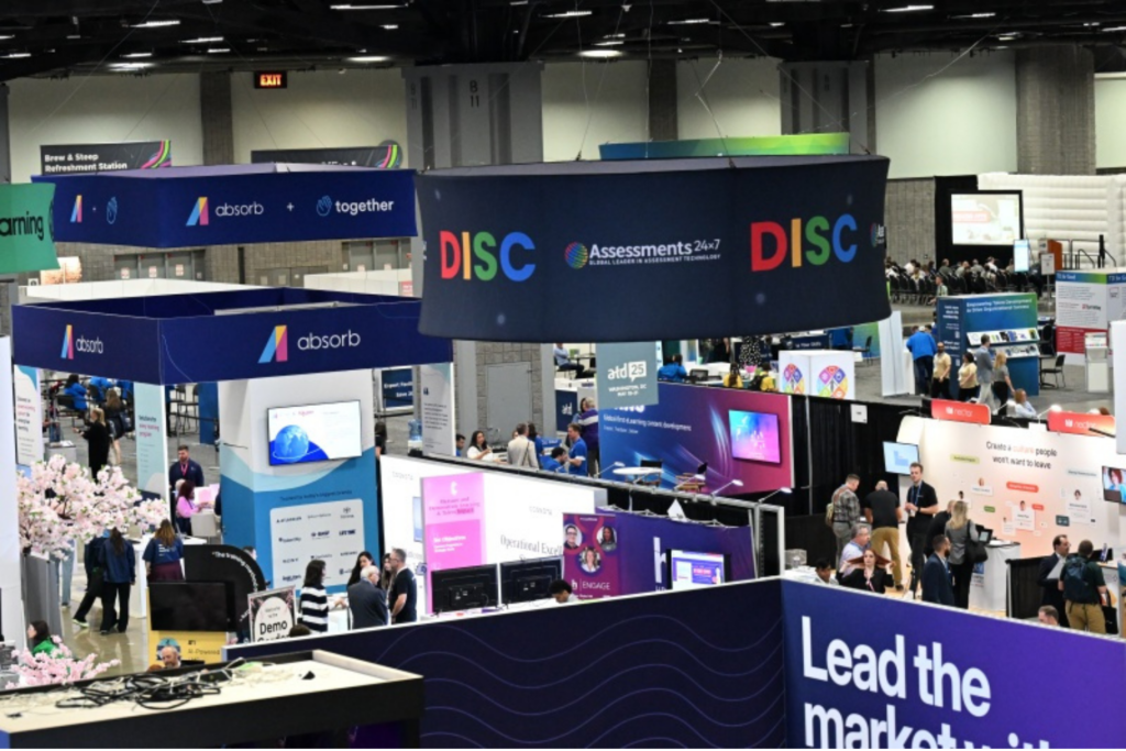 The exhibit hall of the ATD25 International Conference &amp; Expo