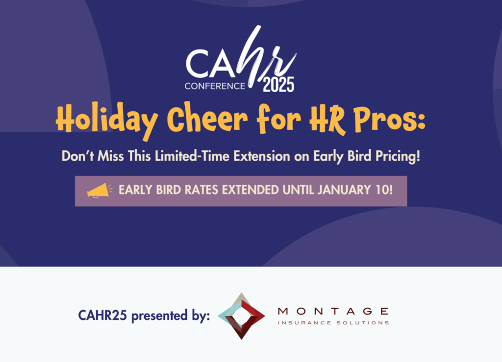 2025 California HR Conference landing page