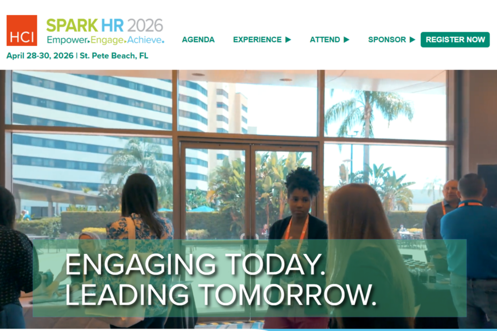 Screenshot of the SPARK HR 2026 conference website page