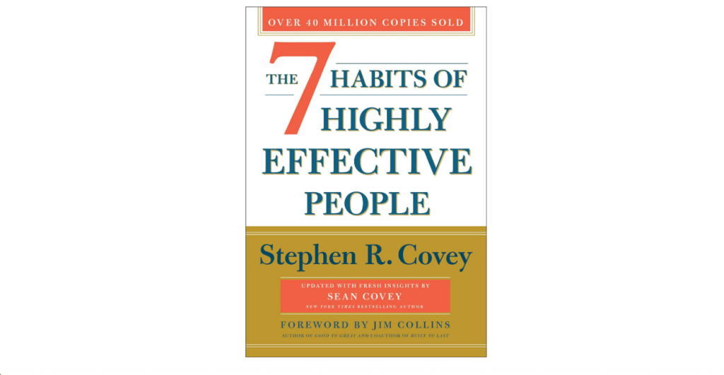 The 7 Habits of Highly Effective People book on managing people