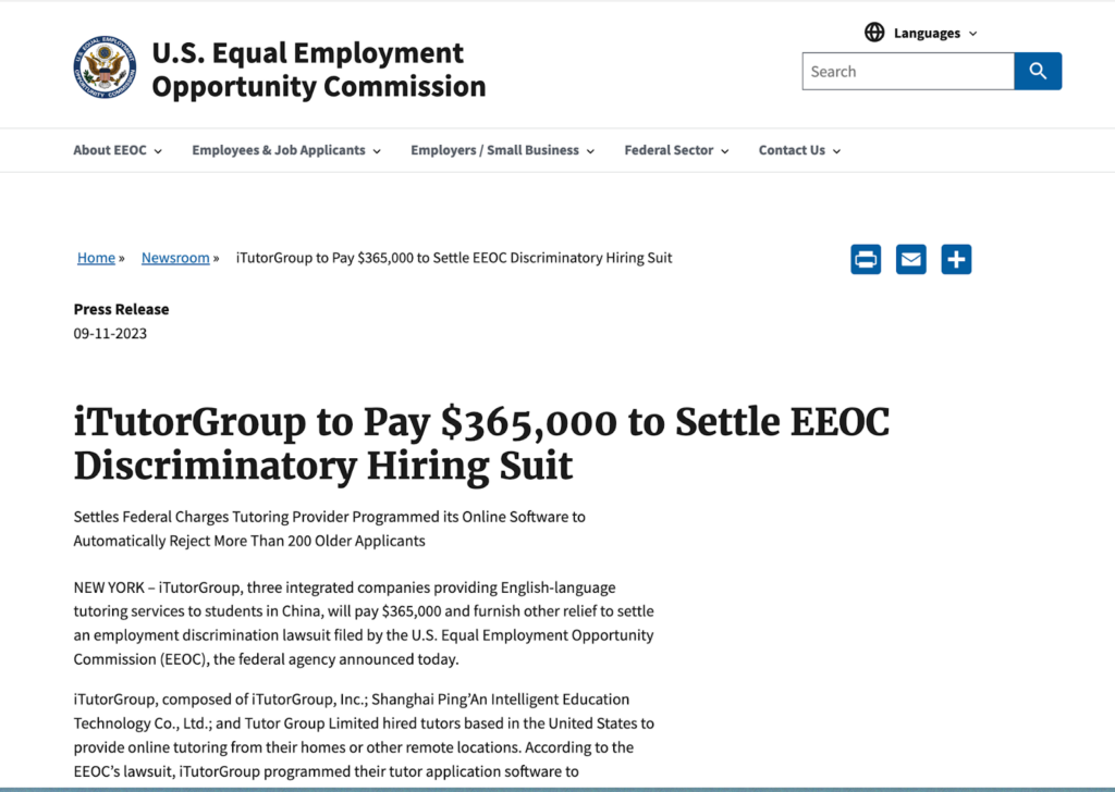 us equal employment opportunity commission