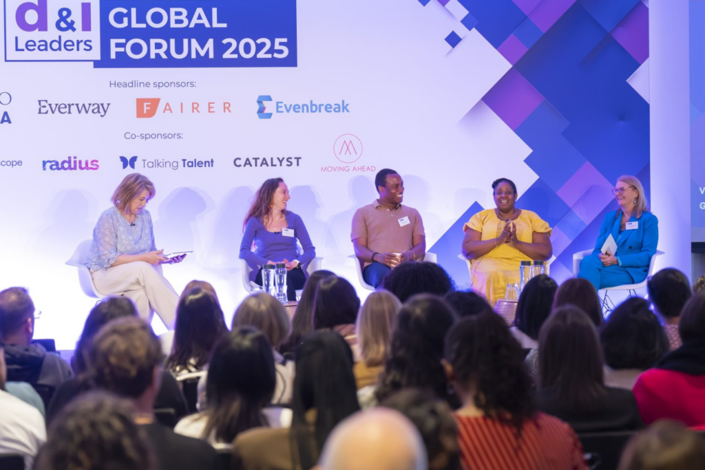Panel discussion at the D&amp;I Leaders Global Workplace Inclusion Forum 2025