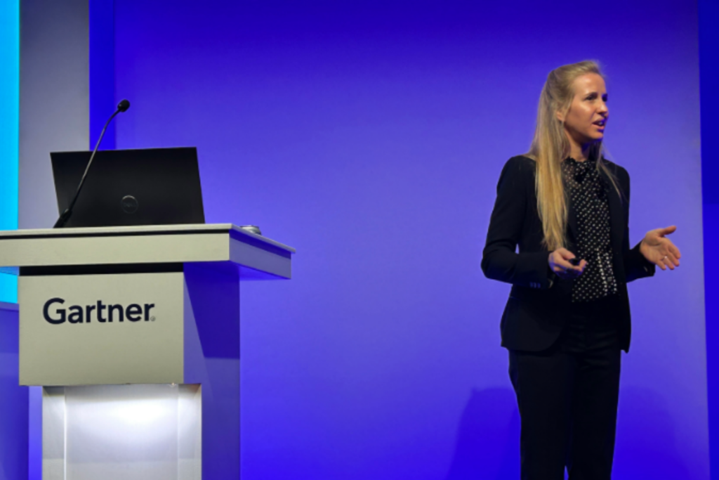 Shannon Wiest, Senior Principal Advisory at Gartner, speaking at the Gartner HR Symposium/Xpo 2025