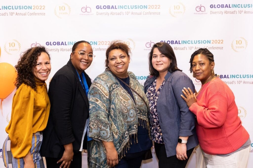 Attendees having a group picture at the Global Inclusion Regional Summit