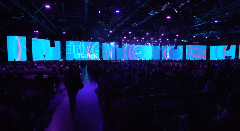 A wide conference hall filled with attendees at the SHRM Annual Conference &amp; Expo