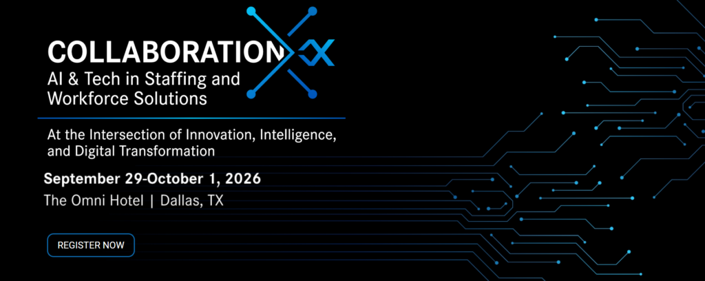 Collaboration in the Gig Economy conference session discussing gig workforce trends and strategy.