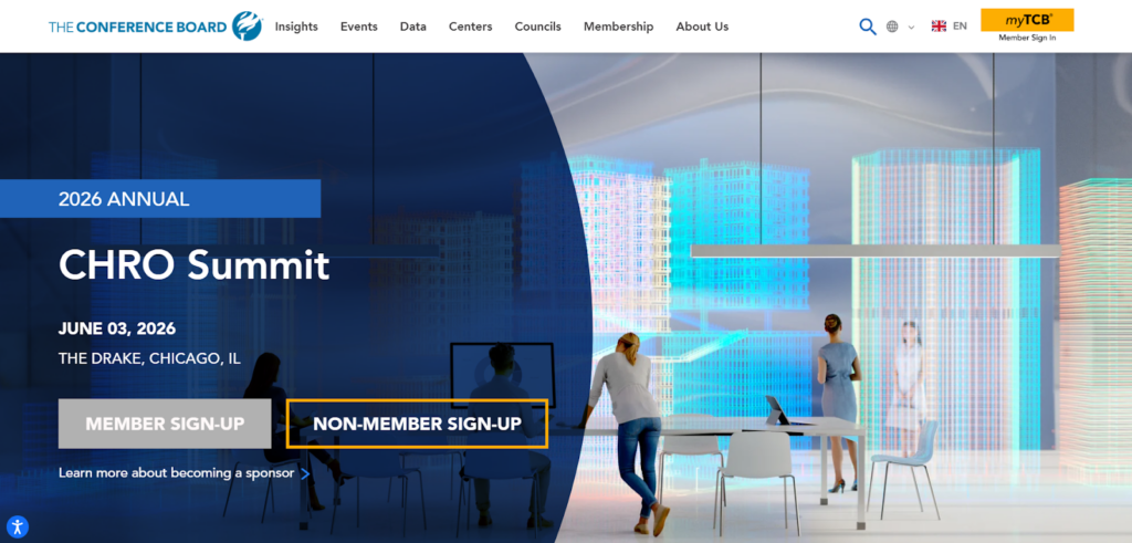 The CHRO Summit by The Conference Board landing page