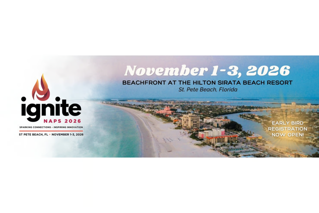 NAPS Ignite 2026 event banner