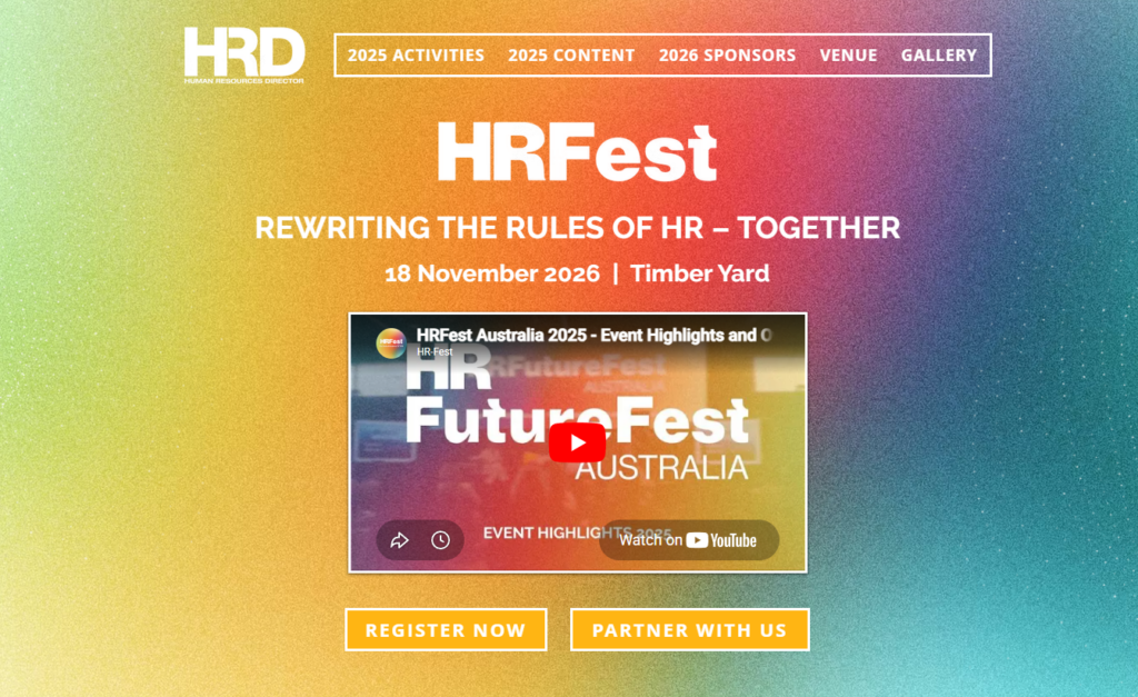 HRFest Australia Website