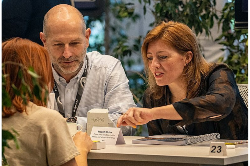 Connecting with solution providers at the People Development Summit