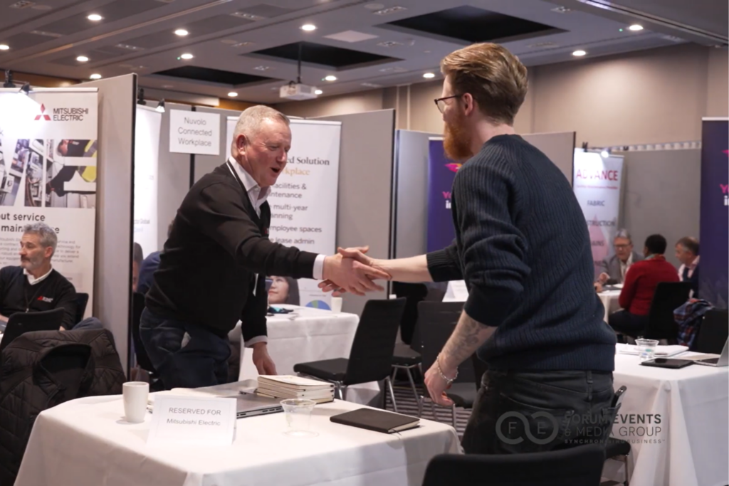 One-on-one meeting session at the Training &amp; Development Summit