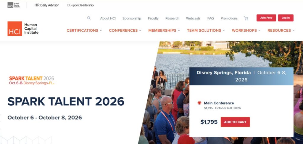 Landing page per la conferenza Spark Talent 2026