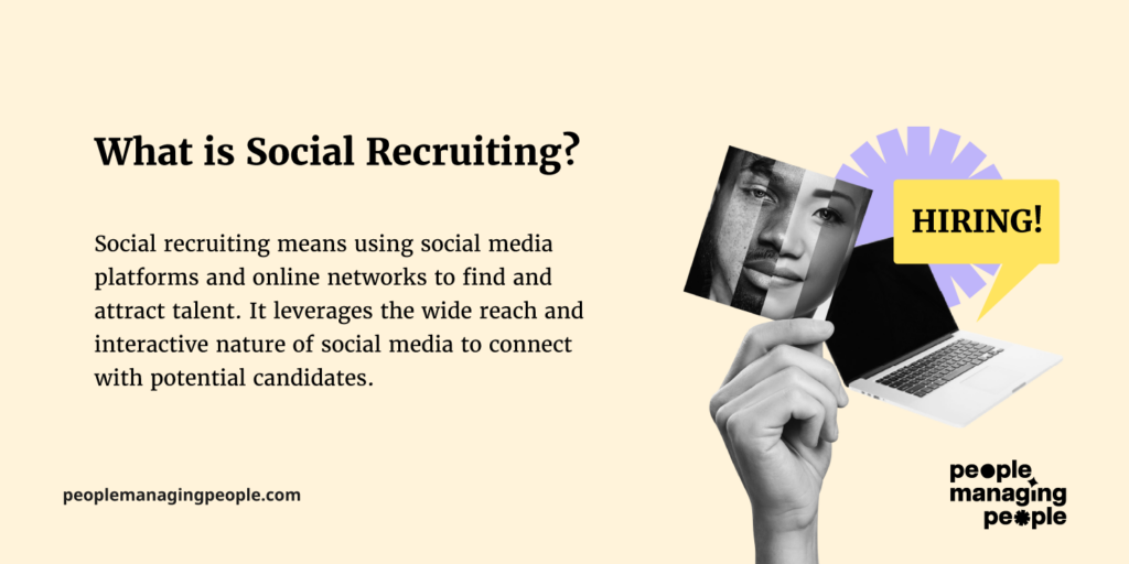 what is social recruiting inforgraphic.