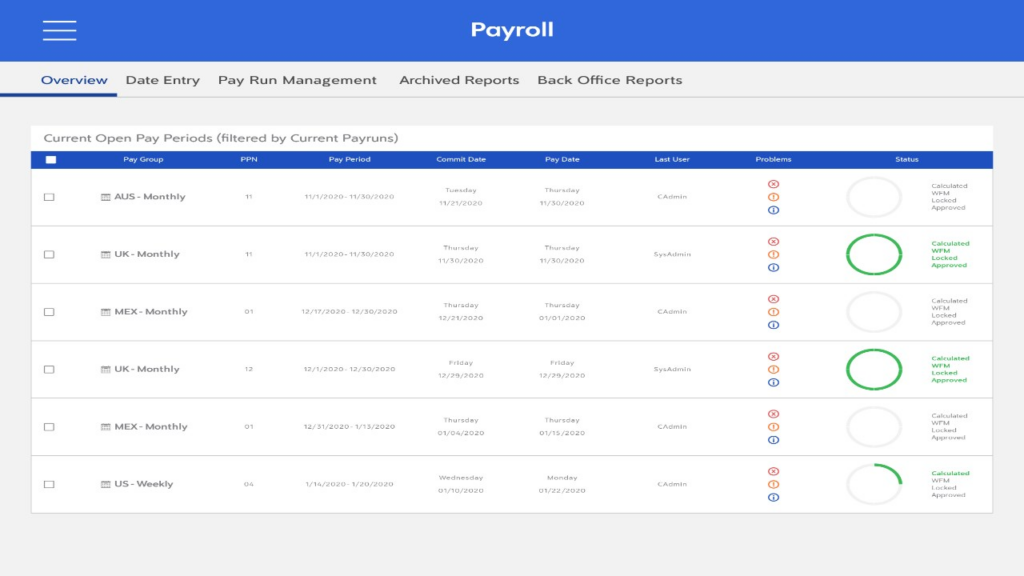 Dayforce payroll screenshot