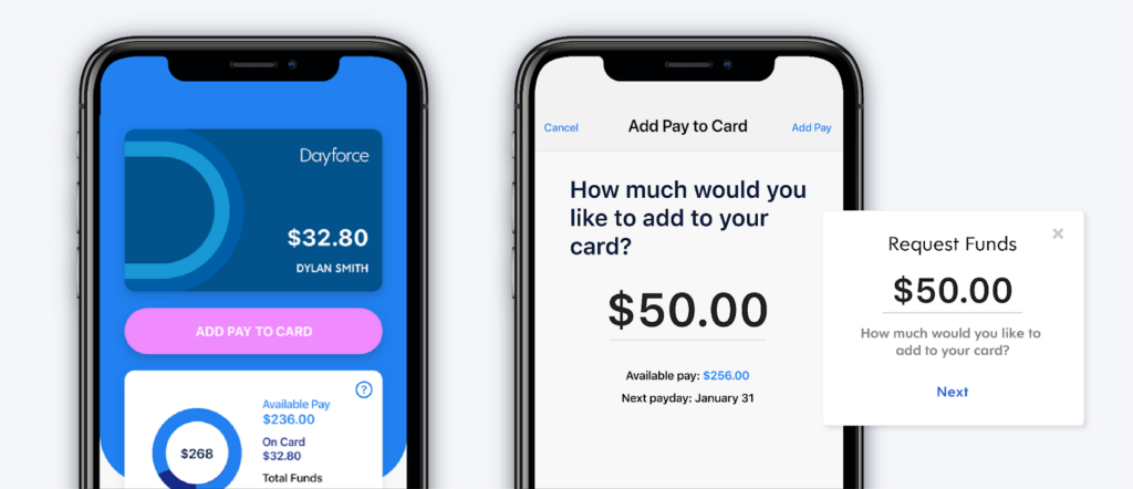 Dayforce wallet screenshot