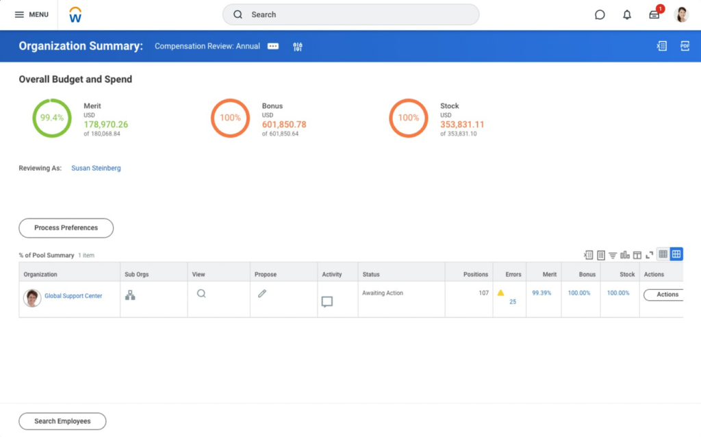 workday compensation screenshot