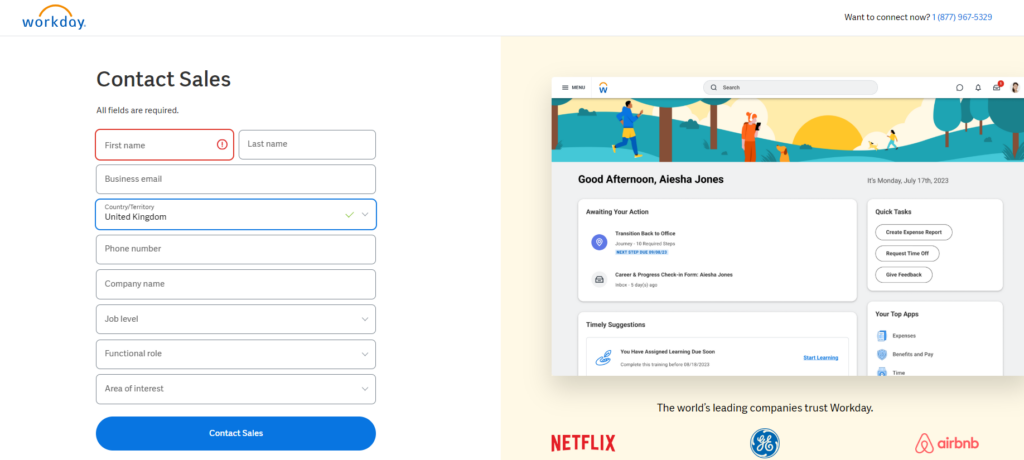 workday hcm pricing screenshot