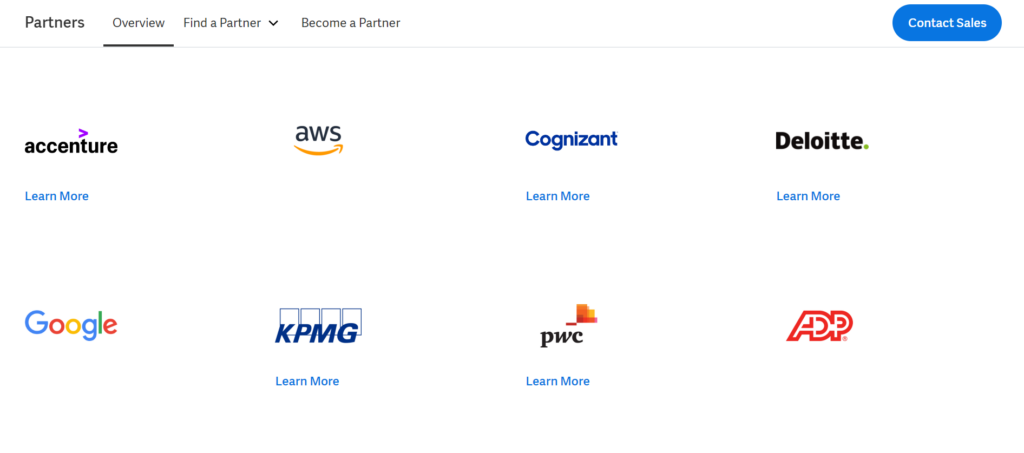 workday integrations screenshot