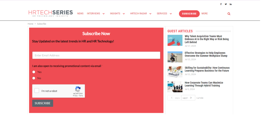 TecHR, a hr tech newsletter