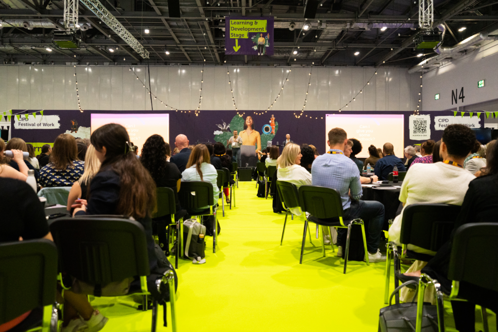 A keynote session at the CIPD Festival of Work