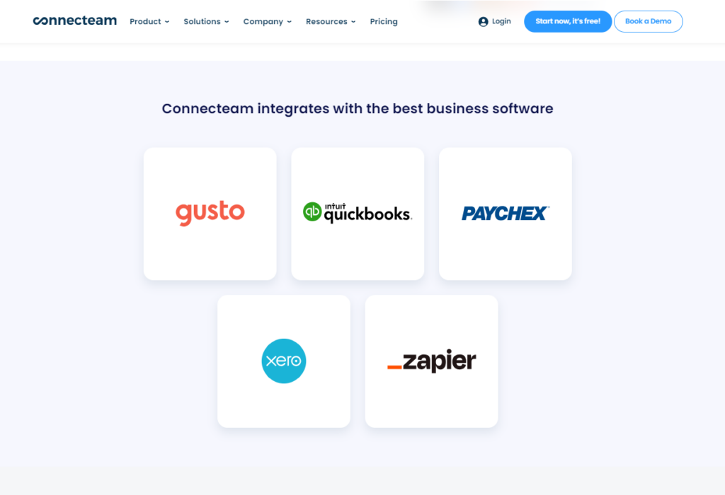 connecteam integration screenshot