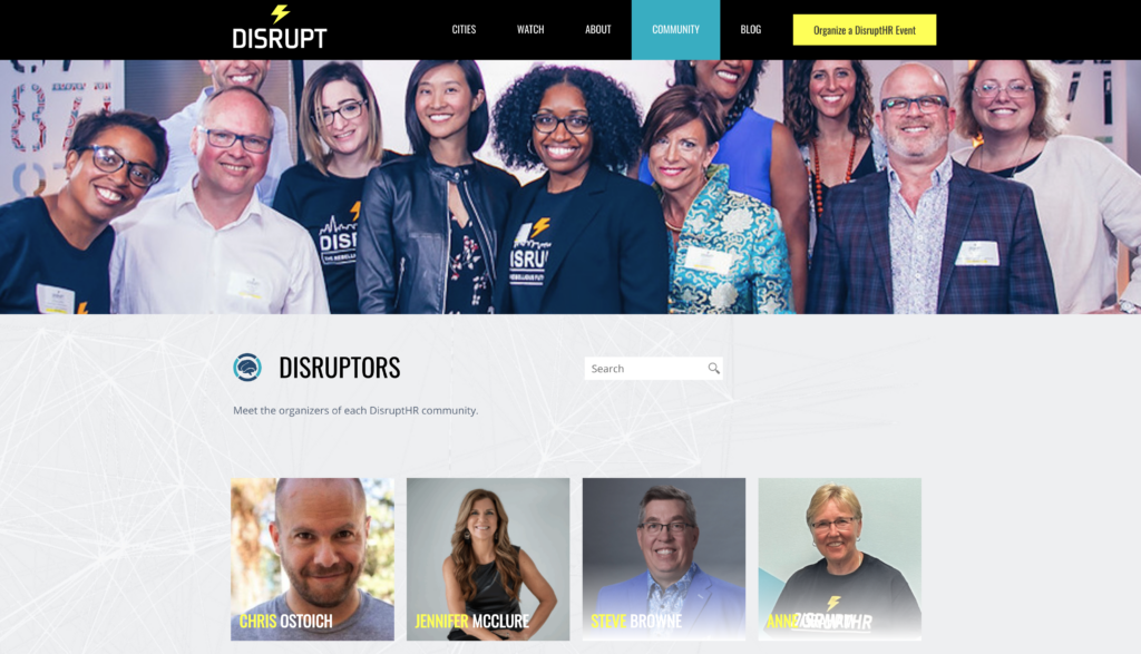 DisruptHR community