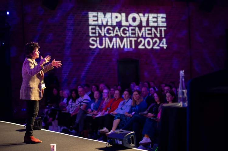 Speaker presenting at The Employee Engagement Summit 2024