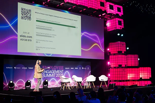 A presentation at the Engage Employee Summit