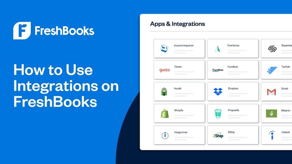 freshbooks integration screenshot