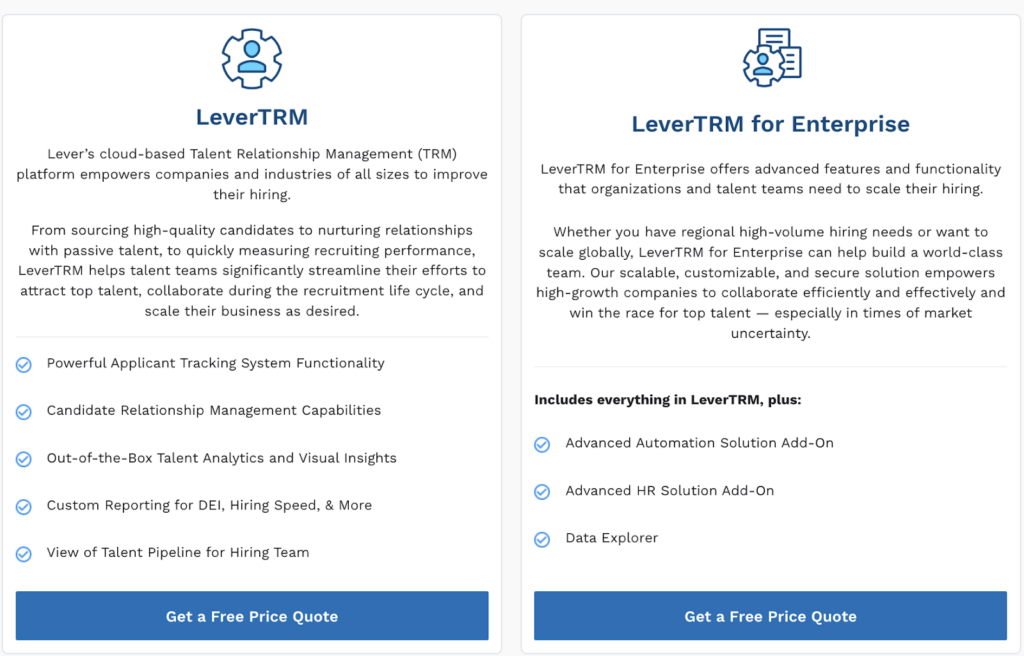 leverTRM screenshot