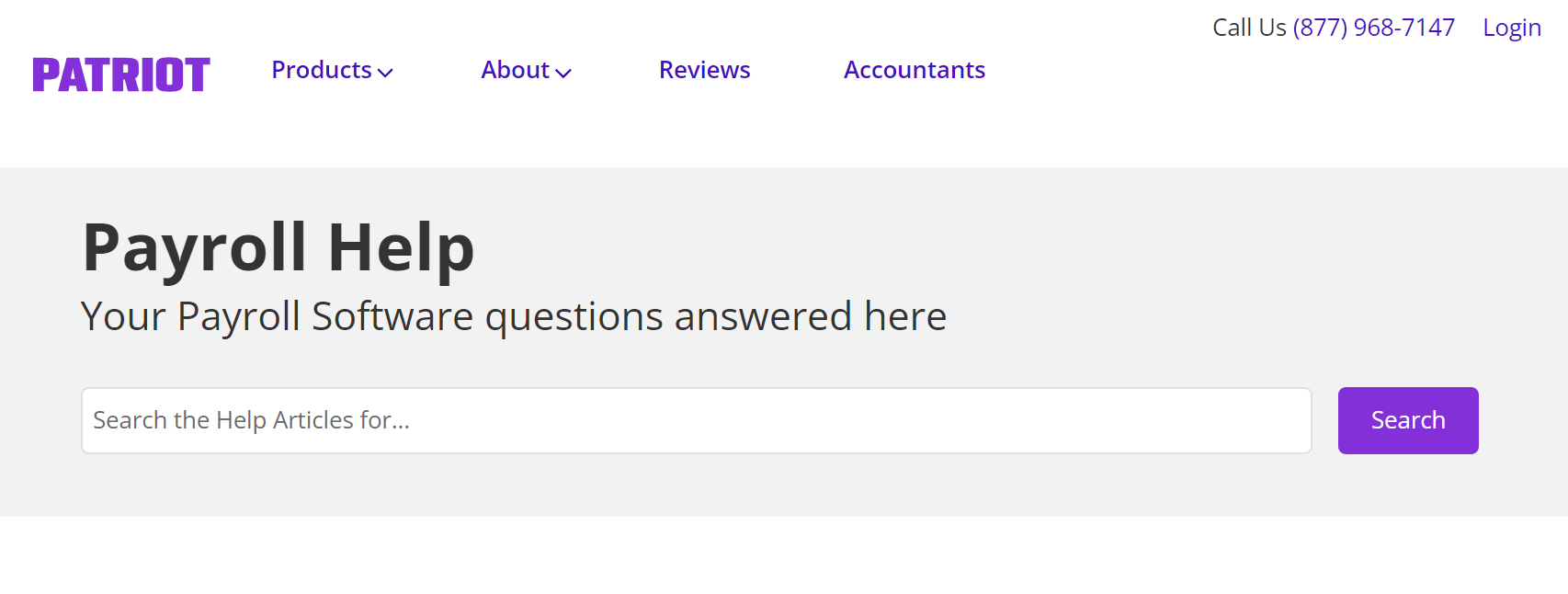 patriot software free expert support screenshot