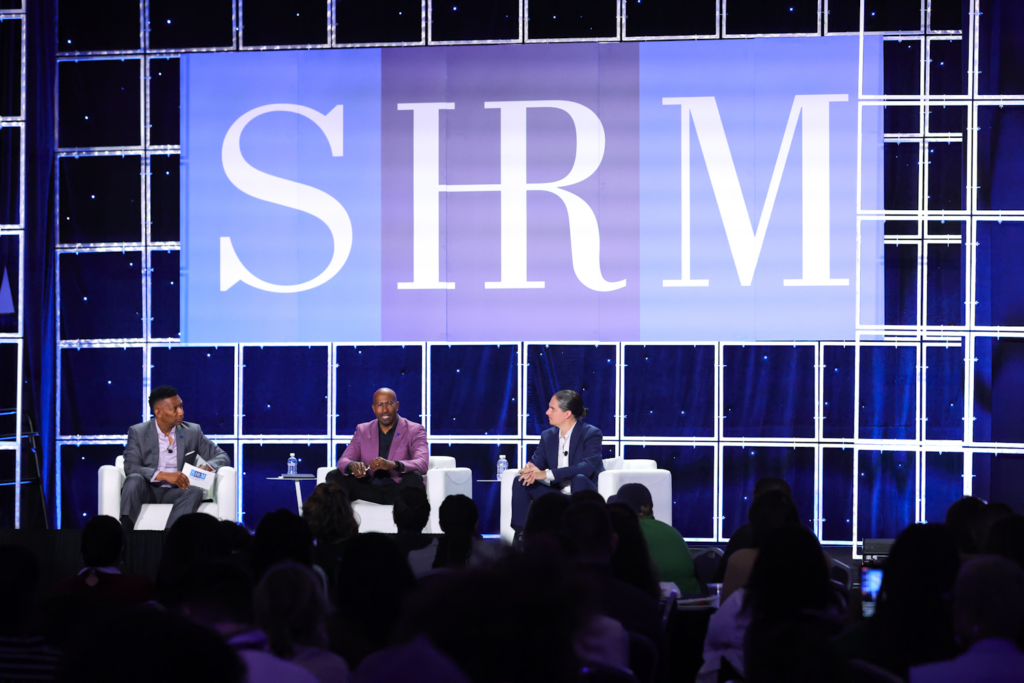 Industry experts sharing insights during a panel discussion at the SHRM Annual Conference &amp; Expo