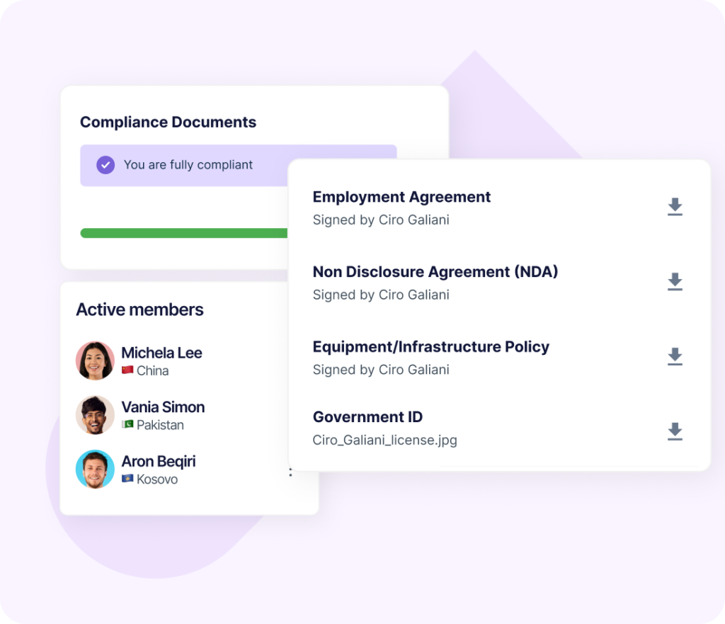skuad automated compliance updates screenshot