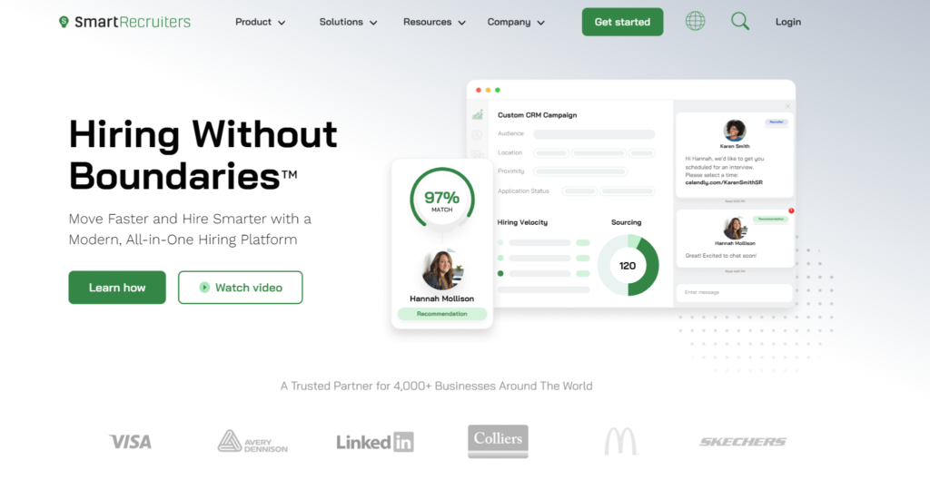 smartrecruiters review screenshot