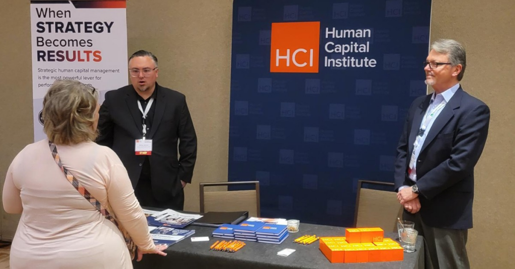 Networking at HCI's Elevating the Employee Experience Conference 2024