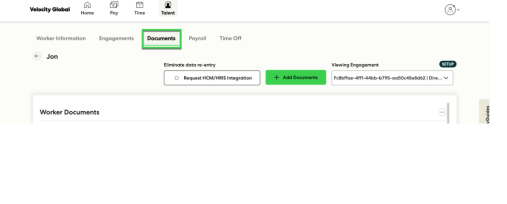 velocity global contracts screenshot