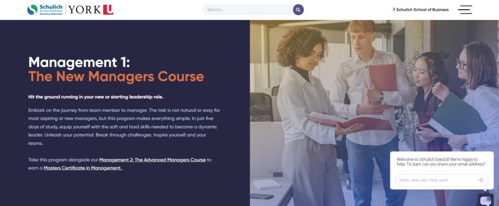 Management 1: The New Managers Course course page