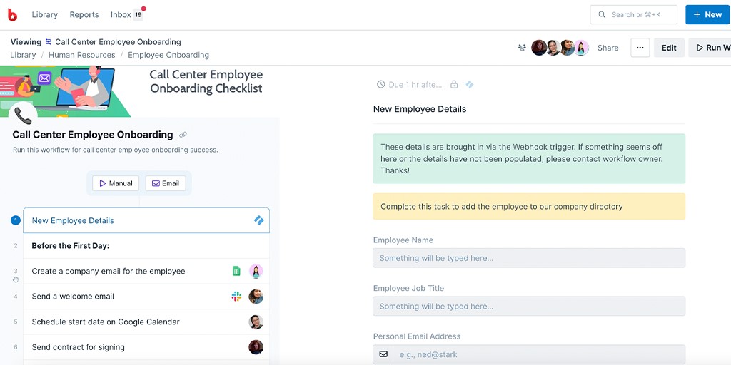 breezy hr onboarding screenshot