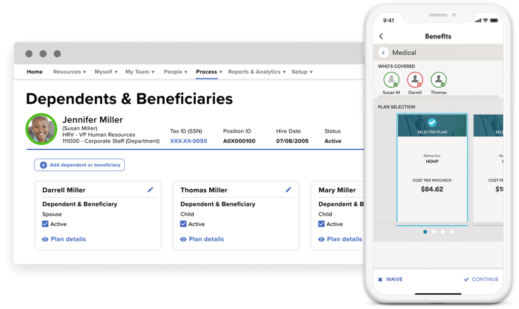 adp totalsource industry features screenshot
