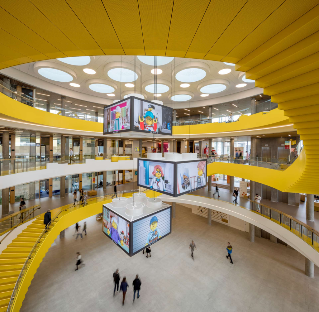 office space planning lego’s flagship denmark office
