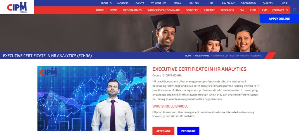 Executive Certificate in HR Analytics Course Page