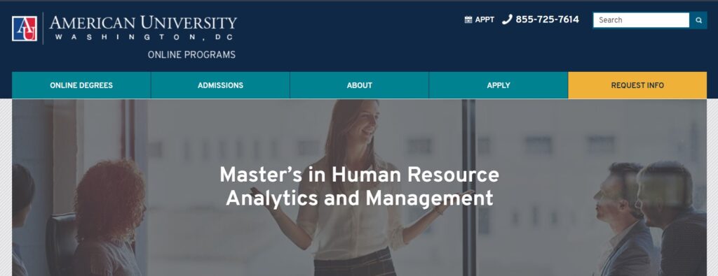 Master’s in Human Resource Analytics and Management Course Page