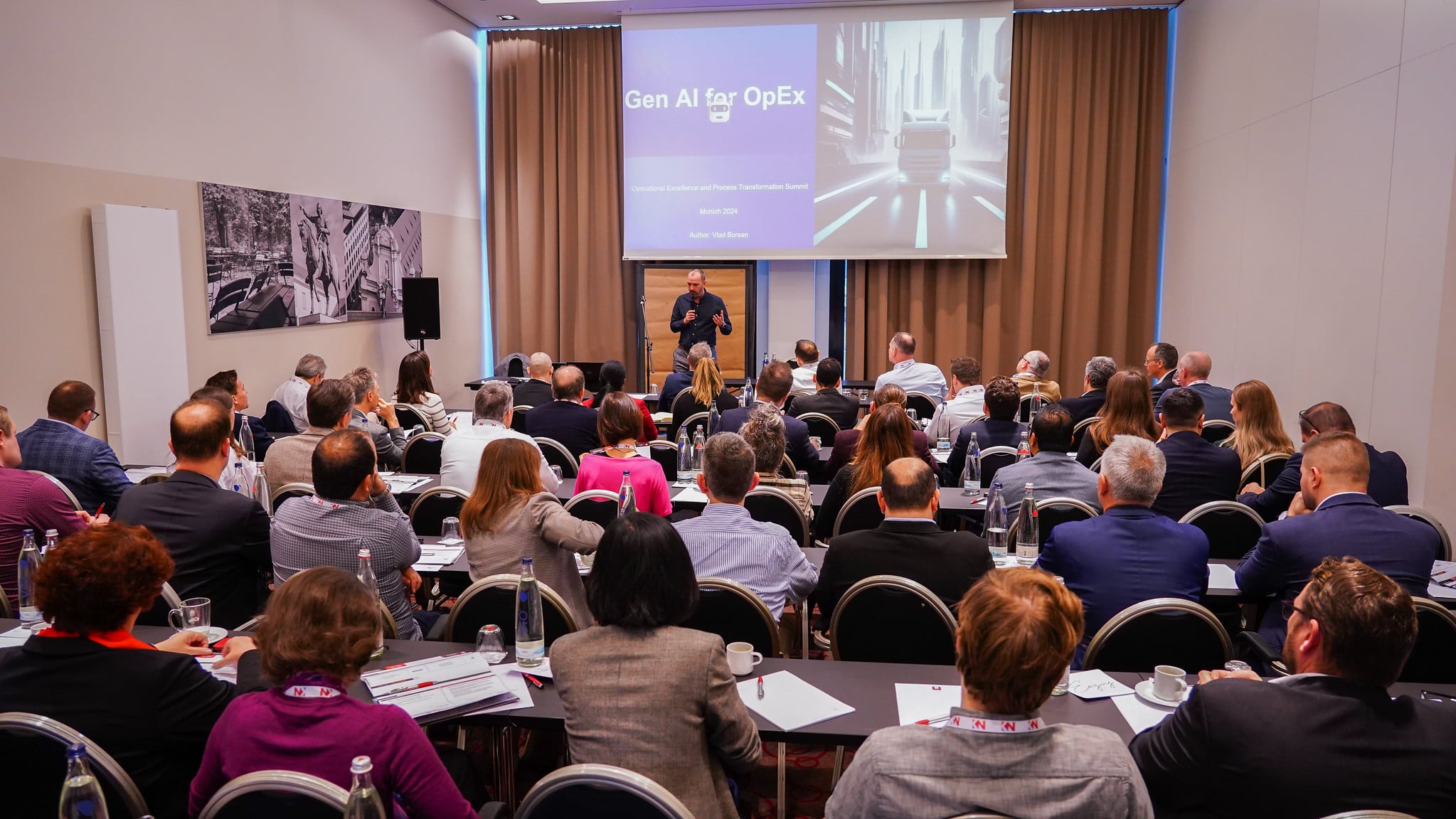 Conference attendees listening to a presentation at Operational Excellence and Business Transformation Summit