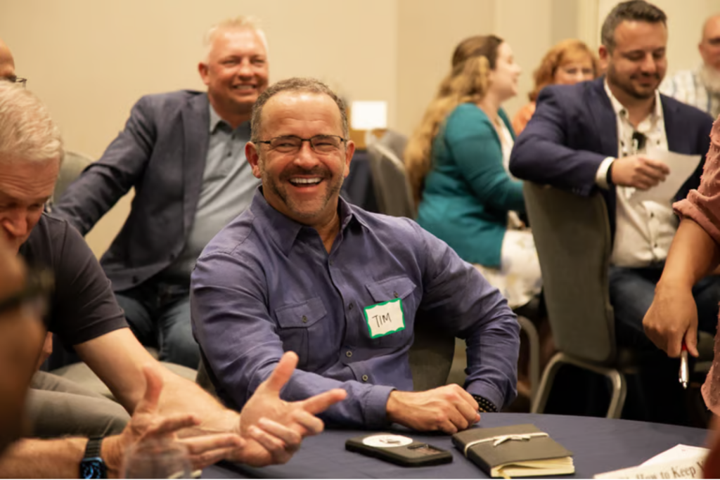 Live discussion moment captured from a breakout session of the Customer Experience 2025 conference