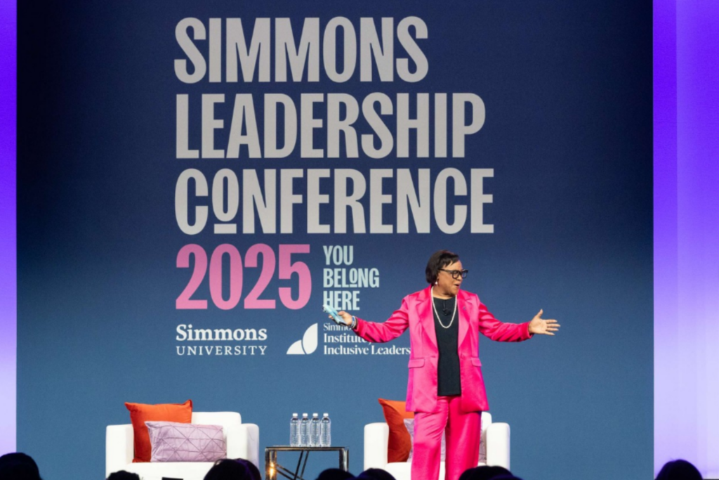 Cynt Marshall, Former Chief Executive Officer of Dallas Mavericks, speaking at the Simmons Leadership Conference 2025