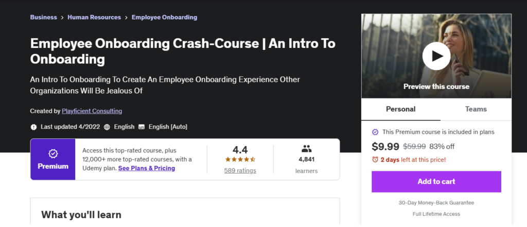 Employee Onboarding Crash-Course | An Intro To Onboarding landing page
