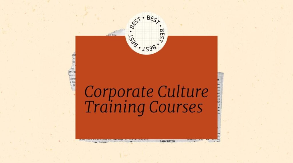 Corporate culture training courses generic best of