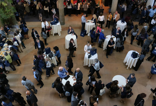 Attendees networking at the AALRR Employment Law Conference